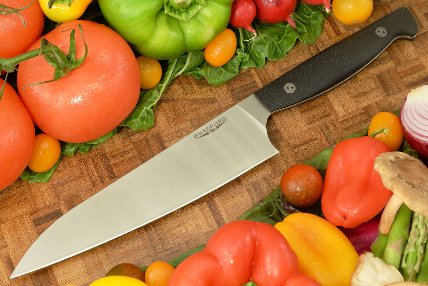 Chef's Knife with Microtextured Black G10 (7-3/4 in.) - AEB-L