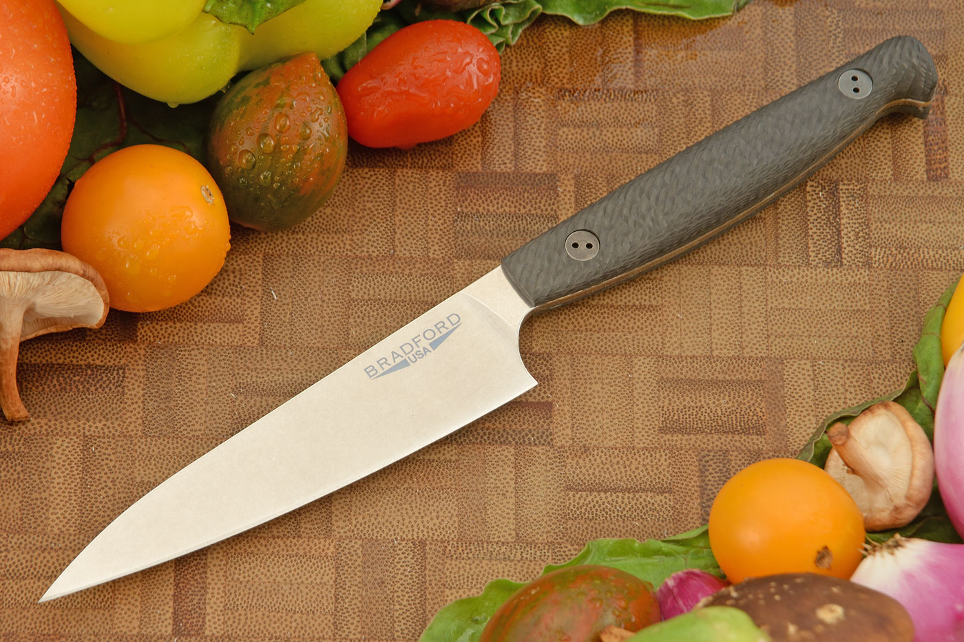 Paring Knife with Microtextured Carbon Fiber (4 in.) - MagnaCut