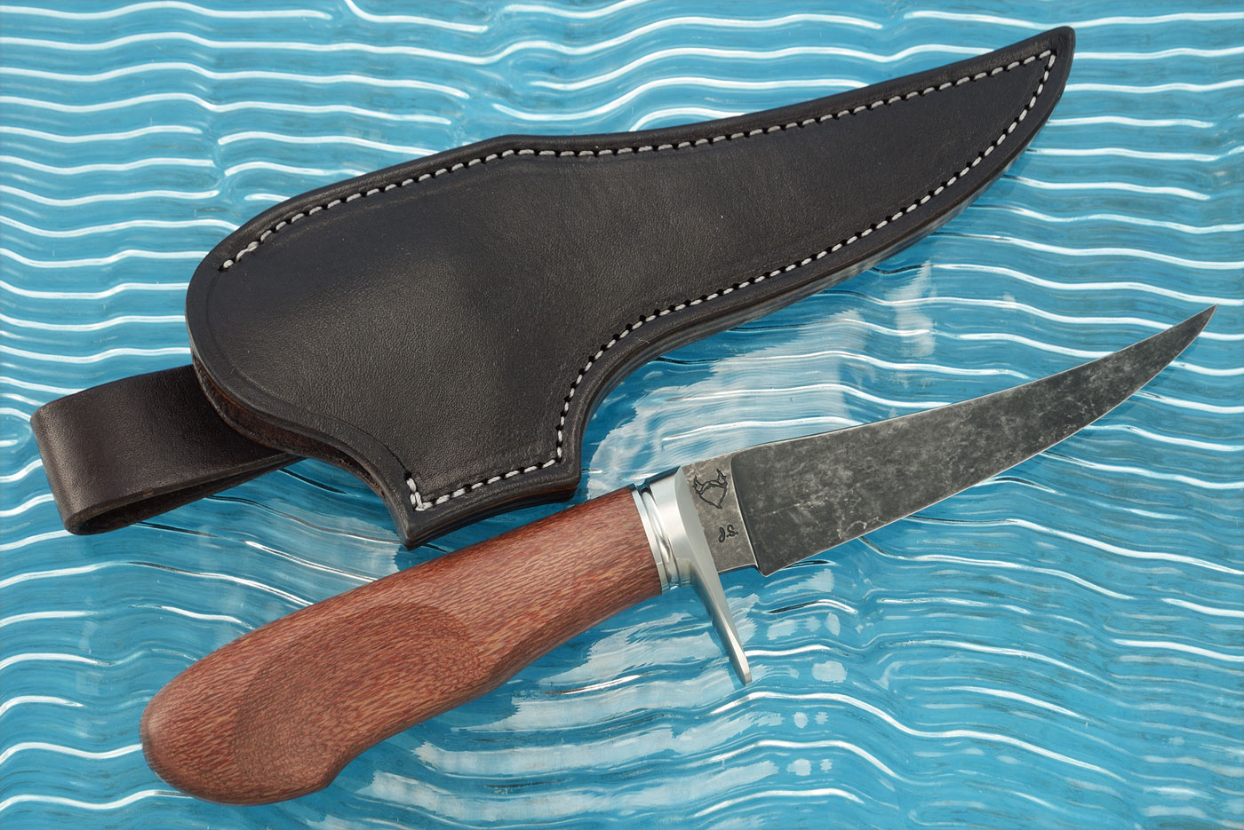 Fillet Knife with Macadamia Wood