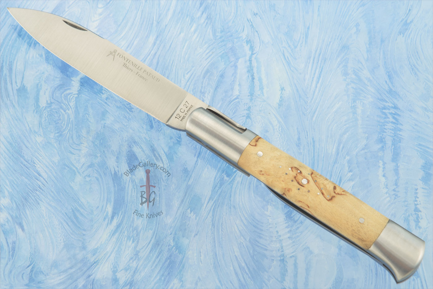 Issoire Shepherd's Knife and Awl with Masur Birch