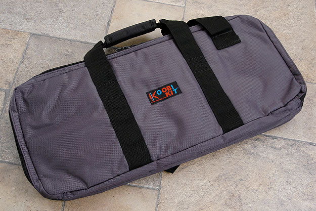 Three Compartment Knife Bag, Grey (D301G)
