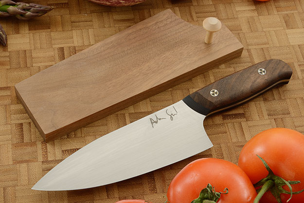 Chef's Knife (5-3/4 in.) with Claro Walnut and Black G10