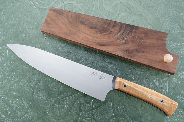Chef's Knife (8-1/2 in.) with Curly Maple