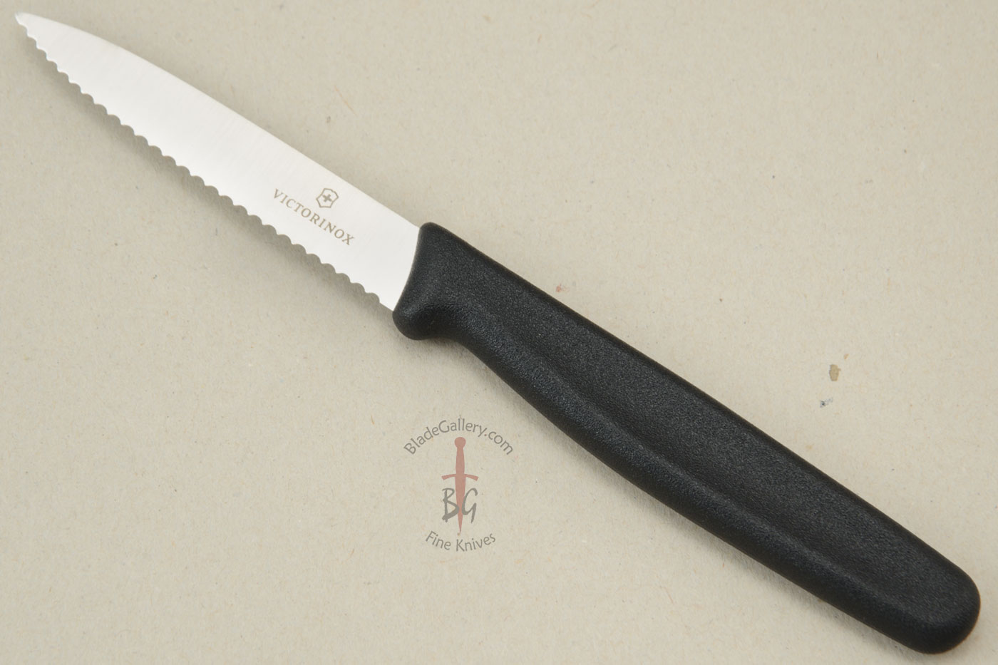 Victorinox Fibrox Paring Knife, Spear Point, Serrated - 3-1/4 in. (40509)